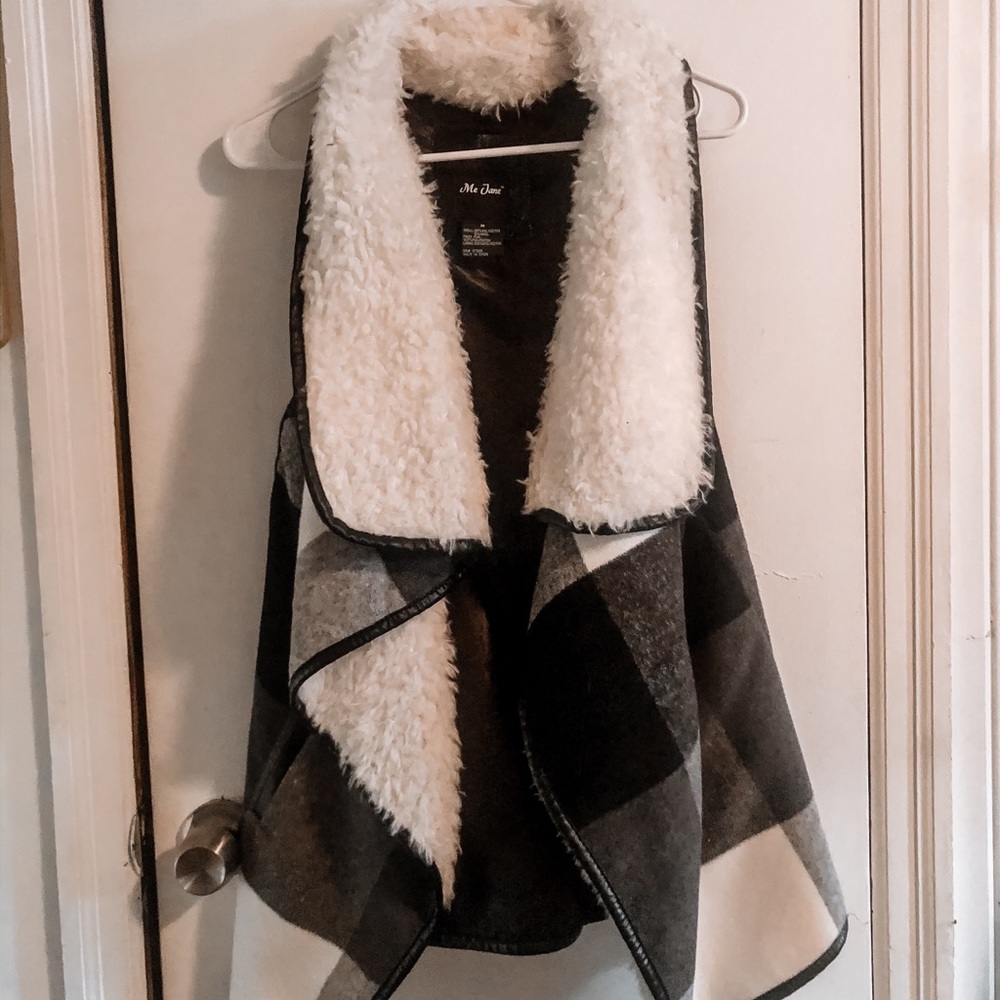 Plaid fashion vest